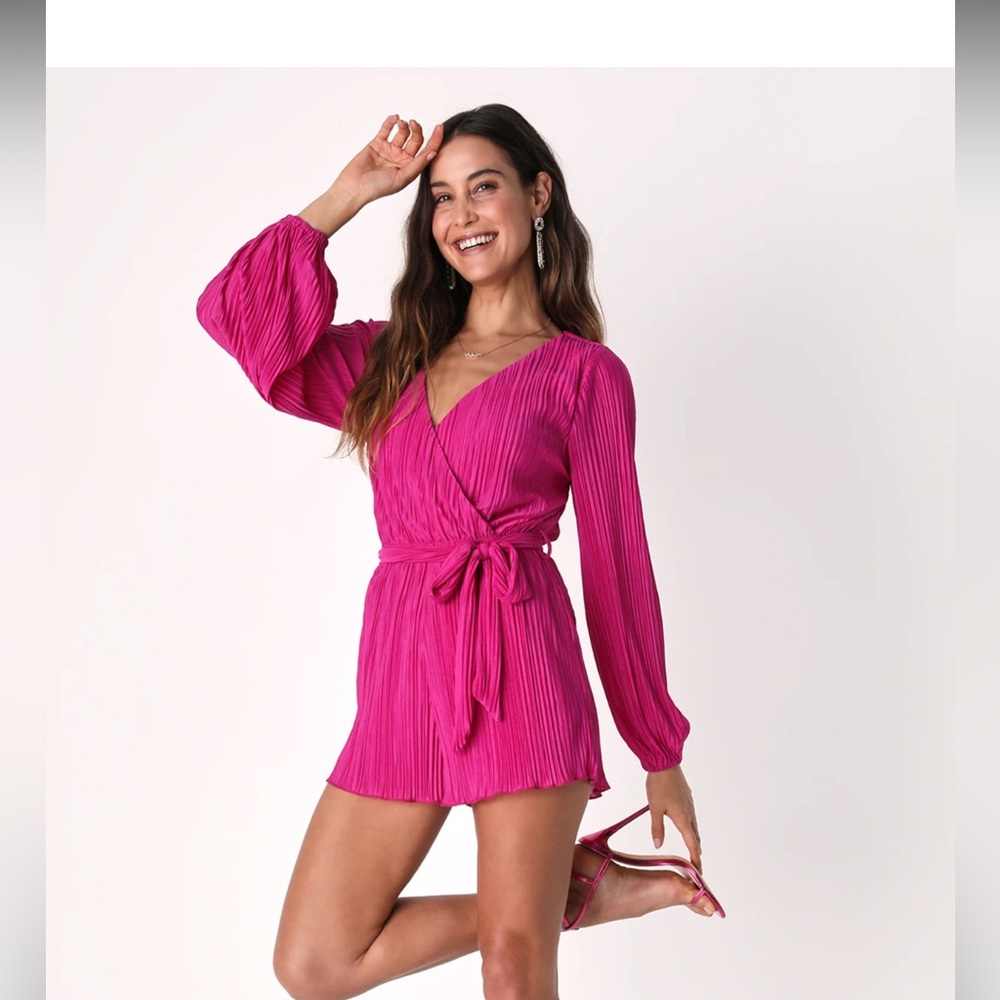 Lulu’s magenta romper